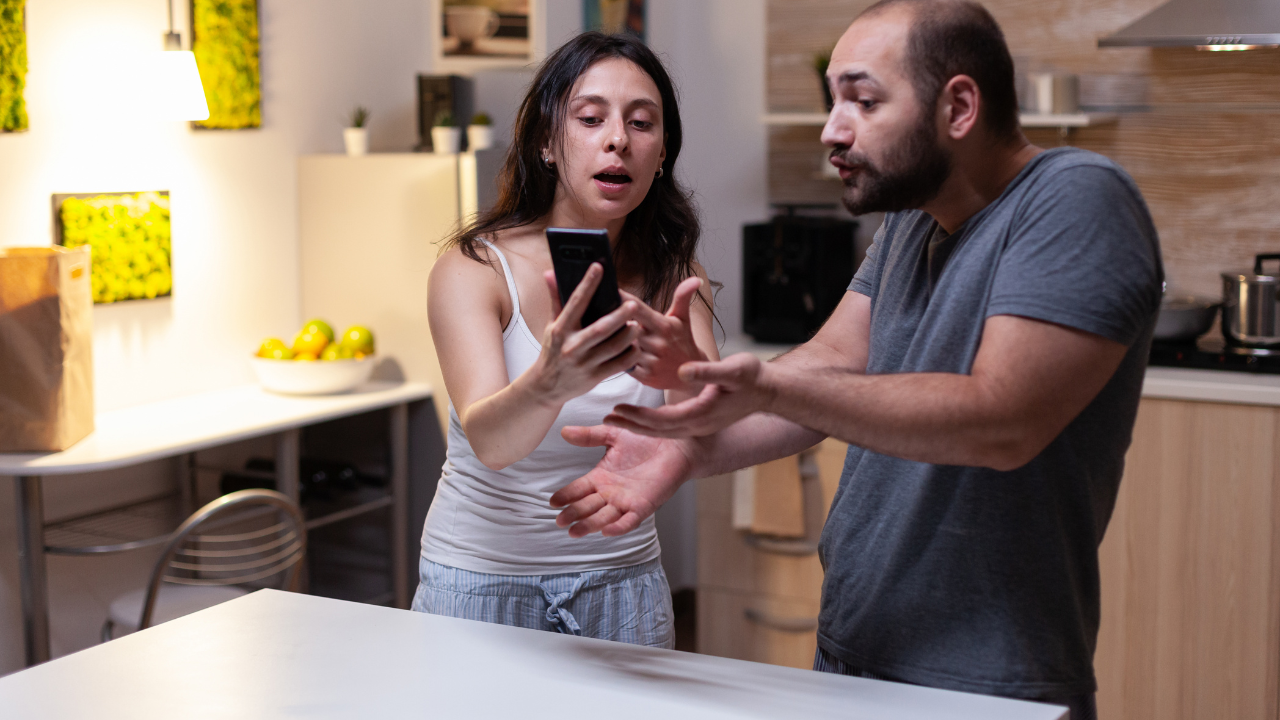 2. Passive-aggressive posts about each other
