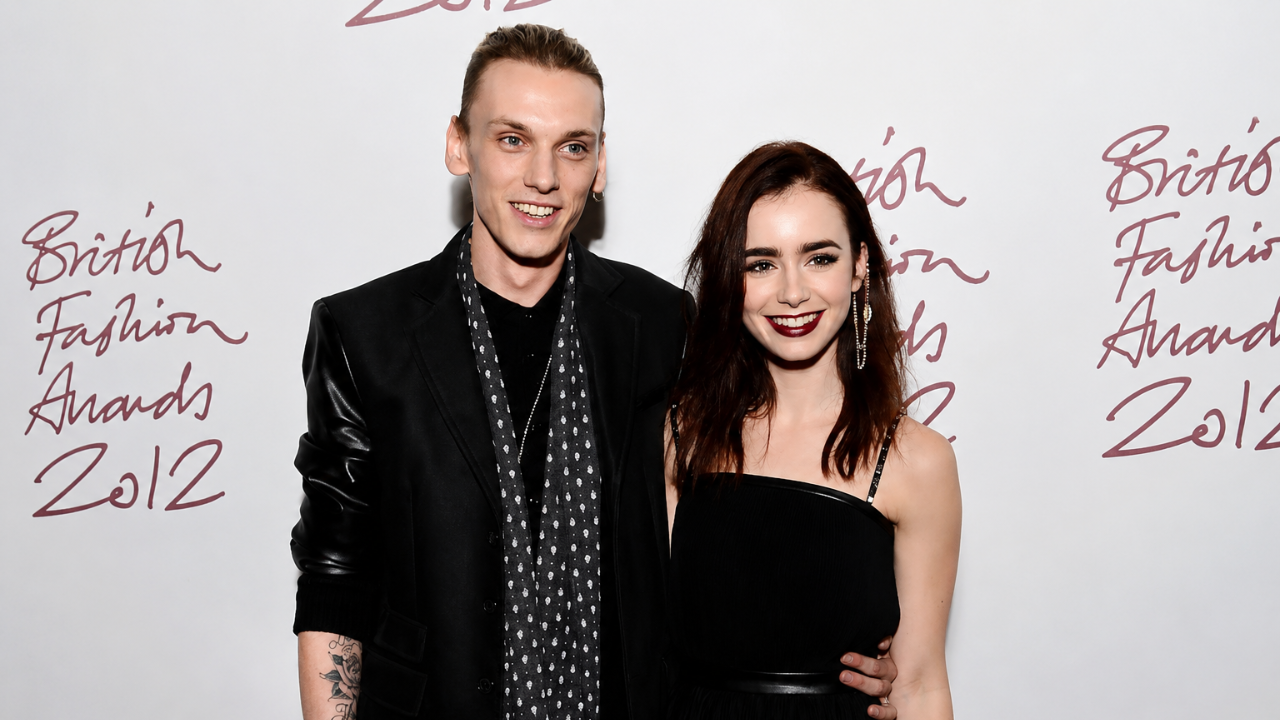 4. Lily Collins and Jamie Campbell Bower