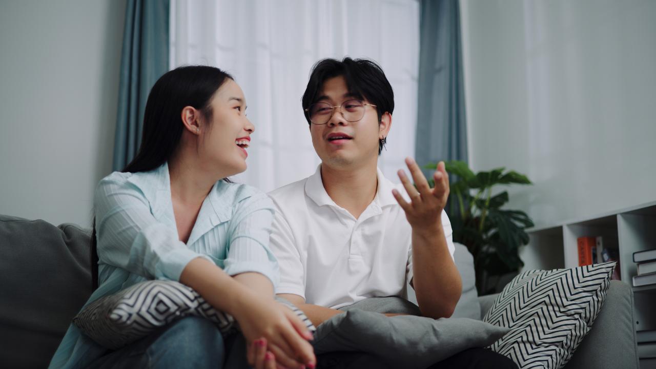 10. He talks about the future comfortably