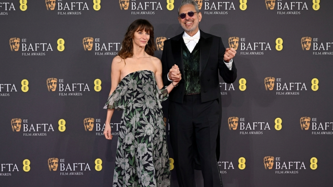 8. Jeff Goldblum and Emilie Livingston