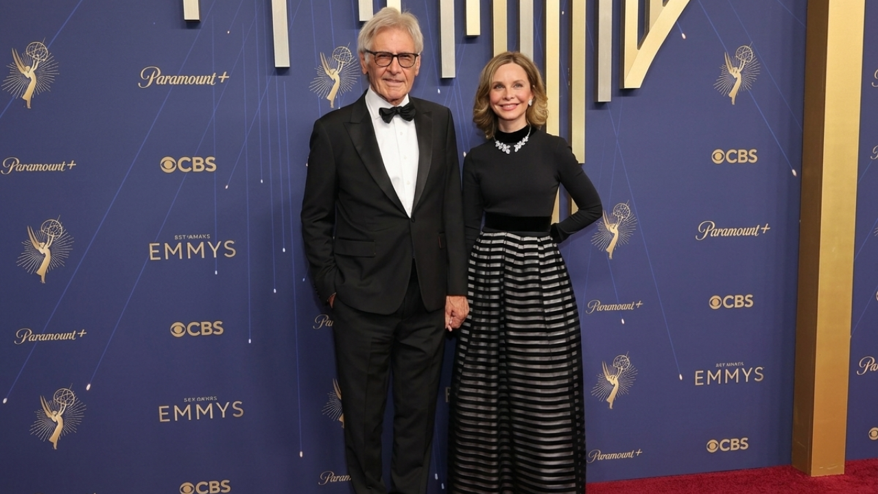 4. Harrison Ford and Calista Flockhart